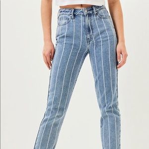 BRAND NEW PacSun Size 25 Striped Jeans